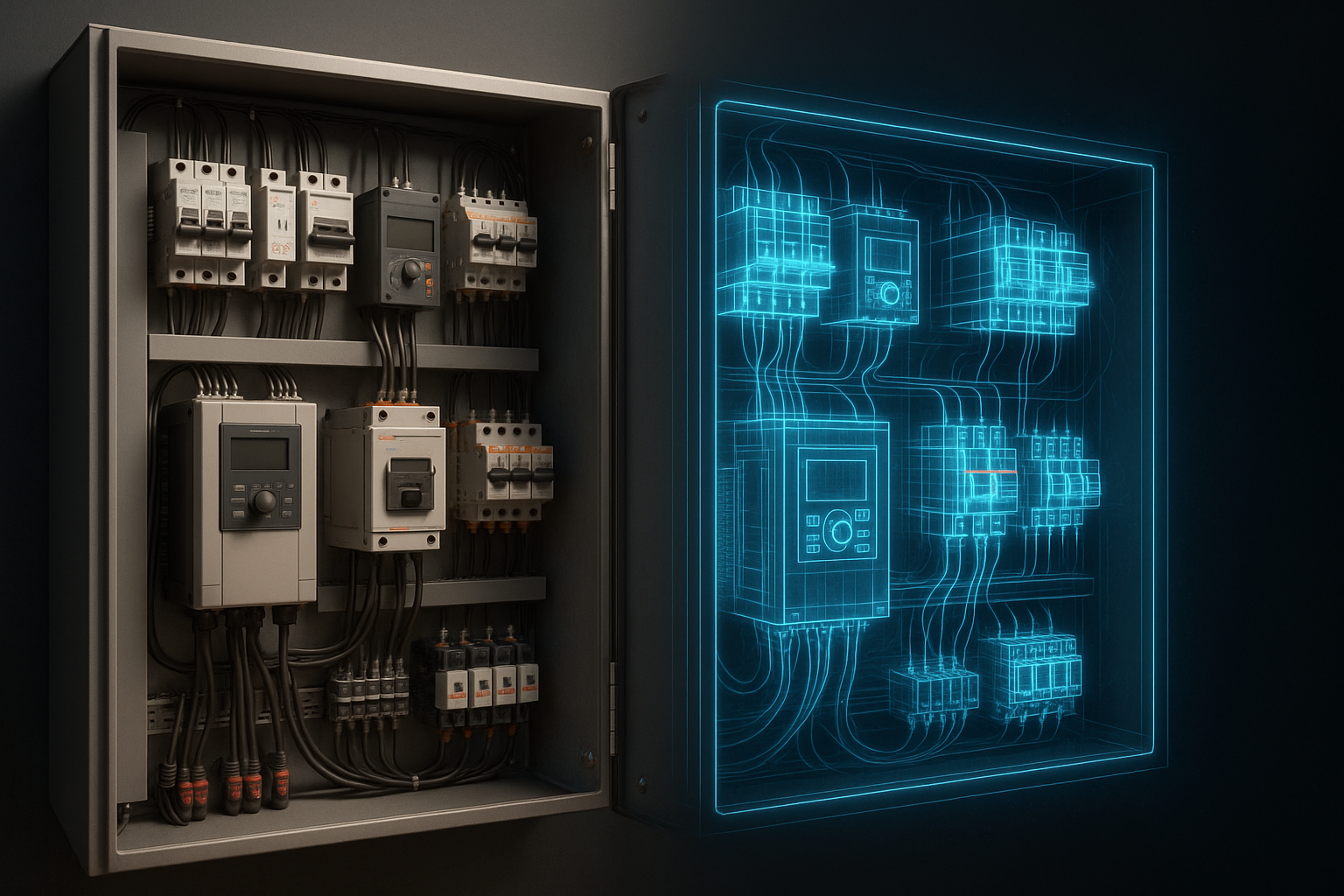 digital twin control panel